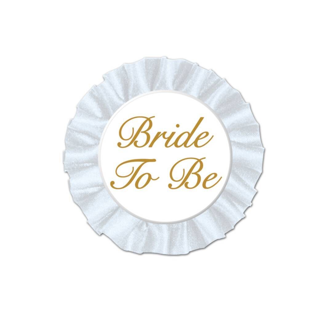 Award Button - Bride To Be-1pkg-3.5&quot;