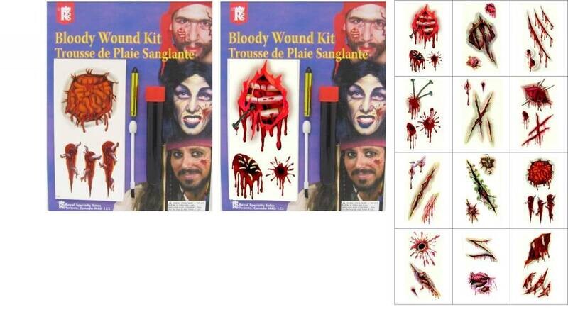Costume Accessory-Bloody Wound Kit-1pkg