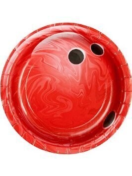 Plates BEV-Bowling Fanatic-8pkg-Paper