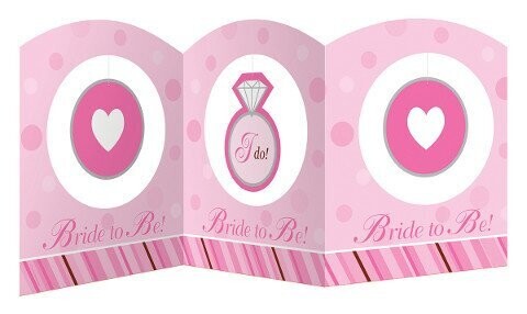 Centerpiece-Accordion-Bride To Be-1pkg-27&quot;