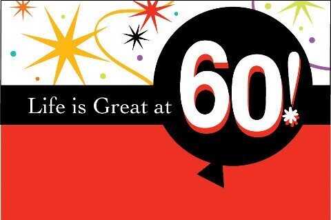 Invitations-Life is Great at 60-8pk