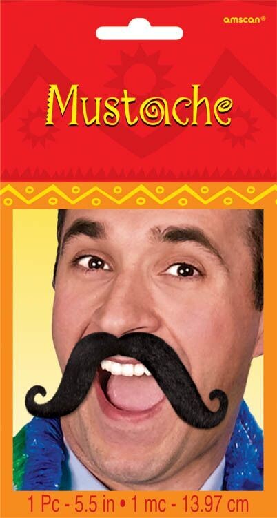 Moustache - Single - Fiesta - 1pk