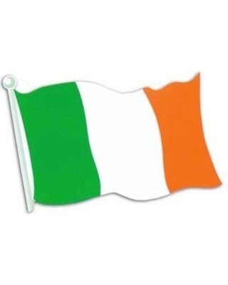 Cutout-Irish Flag-1pkg-12.5&quot;x18&quot;