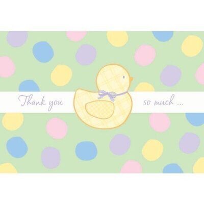 Thank You Cards-Baby shower-8pk