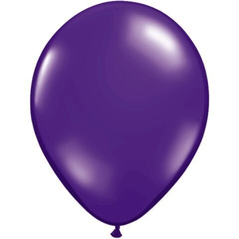 Latex Balloons-Quartz Purple-100pkg-11&quot;