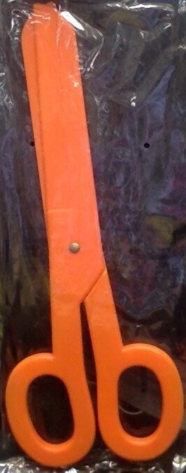 Costume Accessory- Jumbo Orange Scissors- 16&quot;