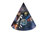 Hats-Cone-Space Blast-8pkg-Paper