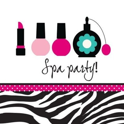Napkins-LN- Pink Zebra-16pk-3ply- Final Sale