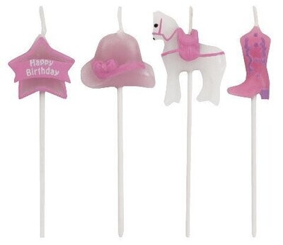 Pick Candles-Heart My Horse-4pcs