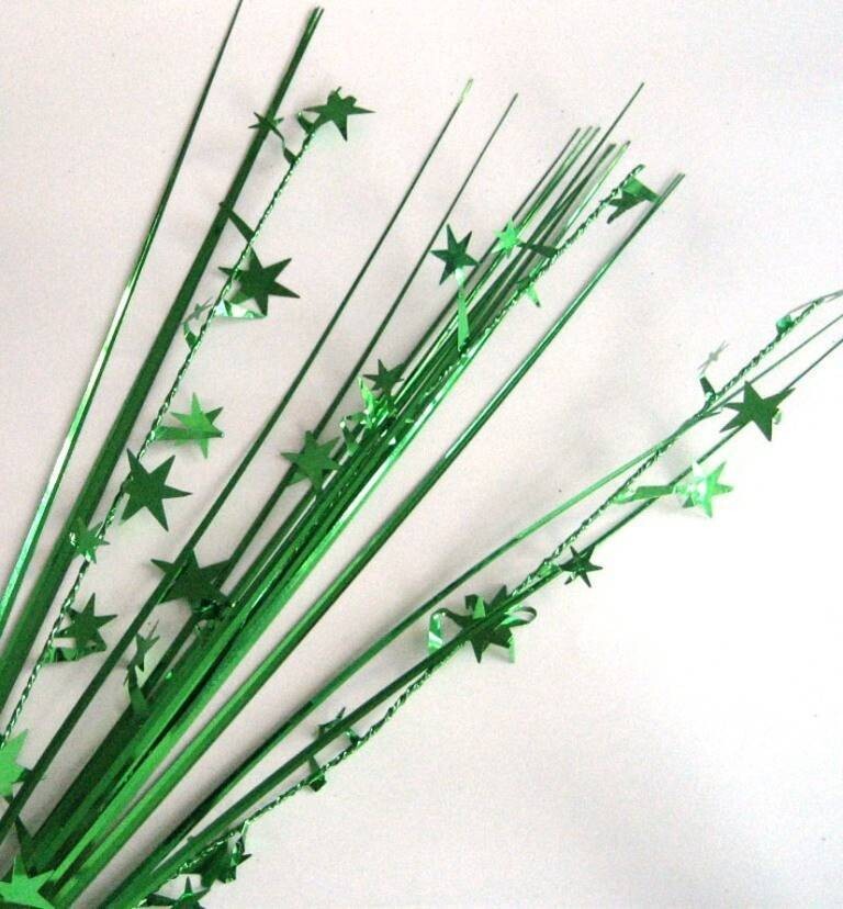 Foil Spray-Star-Green-21&#39;&#39;-2pk