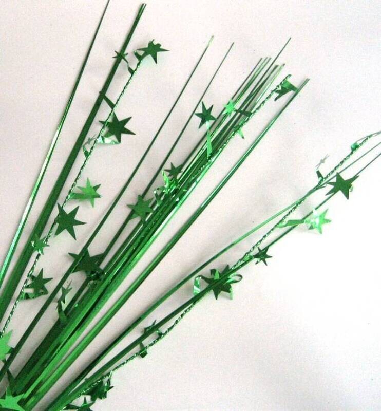 Foil Spray-Star-Green-21&#39;&#39;-2pk