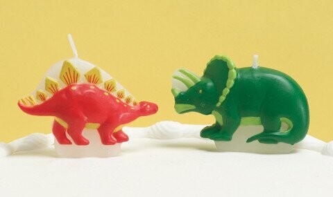 Candles-Fun Dinosaurs-4pkg