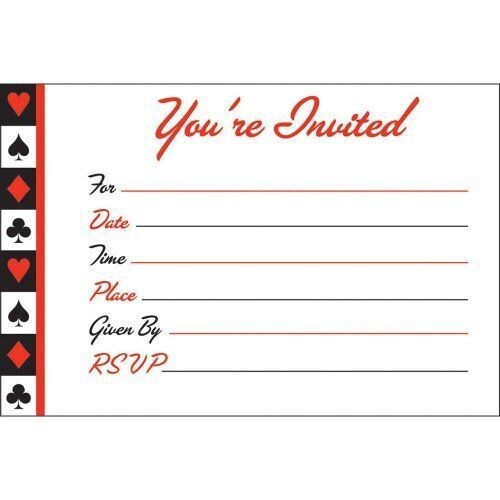 Invitations-Card Night Pop Up-8pk