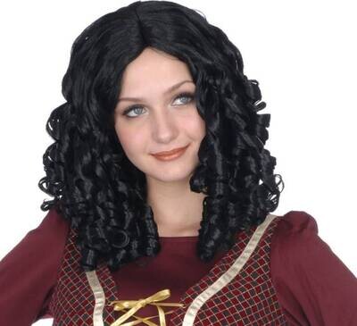 Wig-Curly Black-One Size