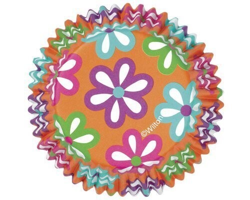 Baking Cups-Vibrant Flowers-36pkg-2&quot;