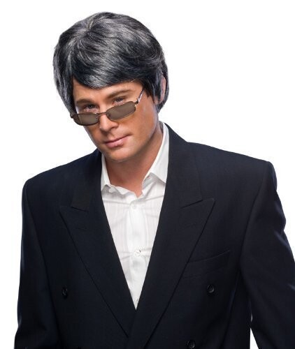 Wig-Millionaire Character Grey-One Size