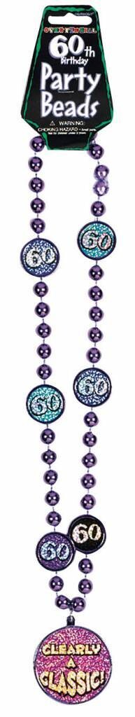 Bead Necklace-60th Bday-30&#39;&#39;