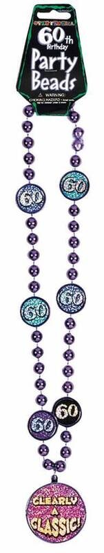 Bead Necklace-60th Bday-30&#39;&#39;