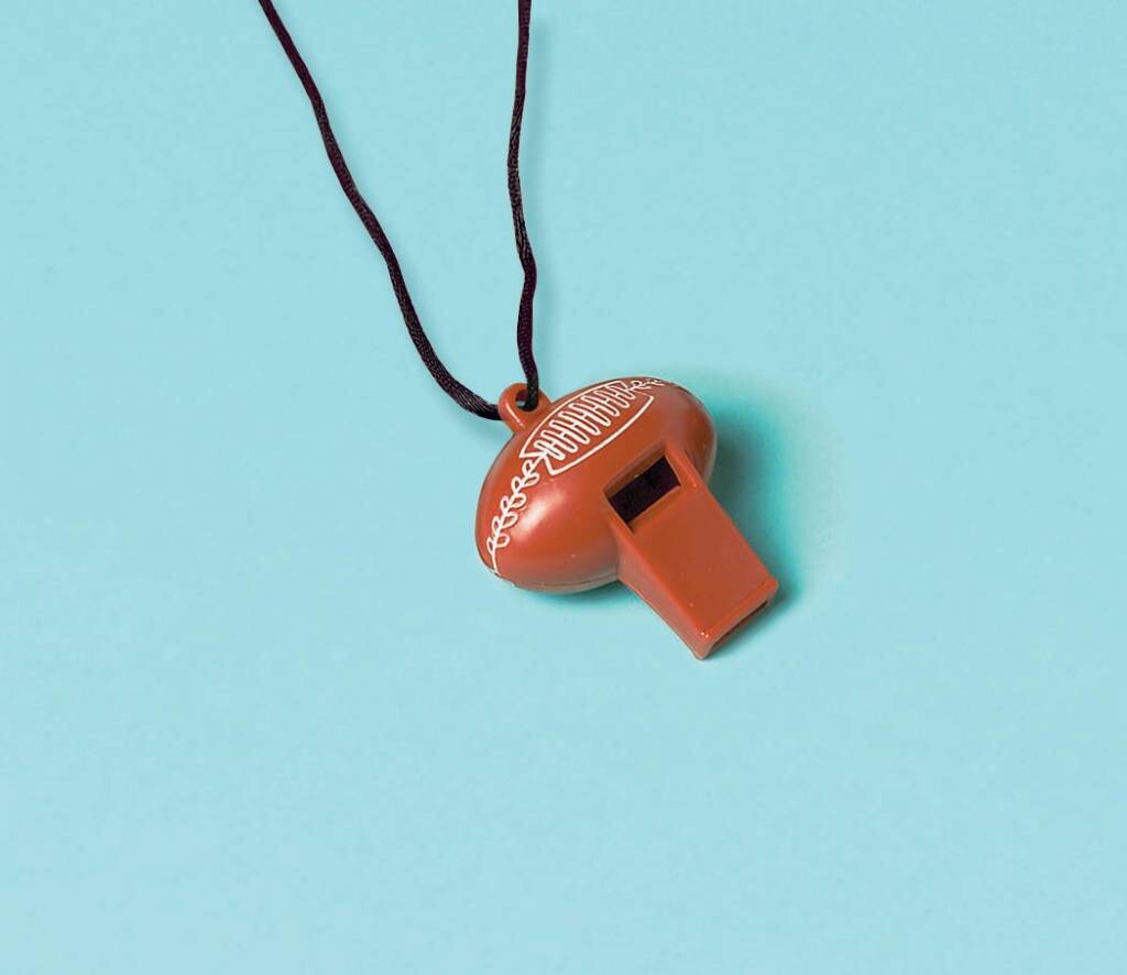 Whistles-Foot Ball-12pk