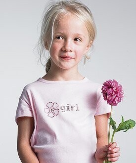Iron Ons T-Shirt Accessory- Flower Girl- 1pc