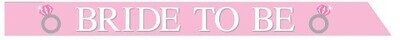 Sash-Satin-Bride to Be - 66&#39;&#39;x 4&#39;&#39;-1pkg