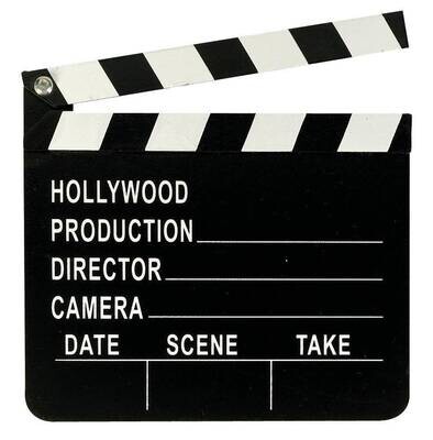 Directors Clapboard -Hollywood-Wood-7&#39;&#39; x 8&#39;&#39;