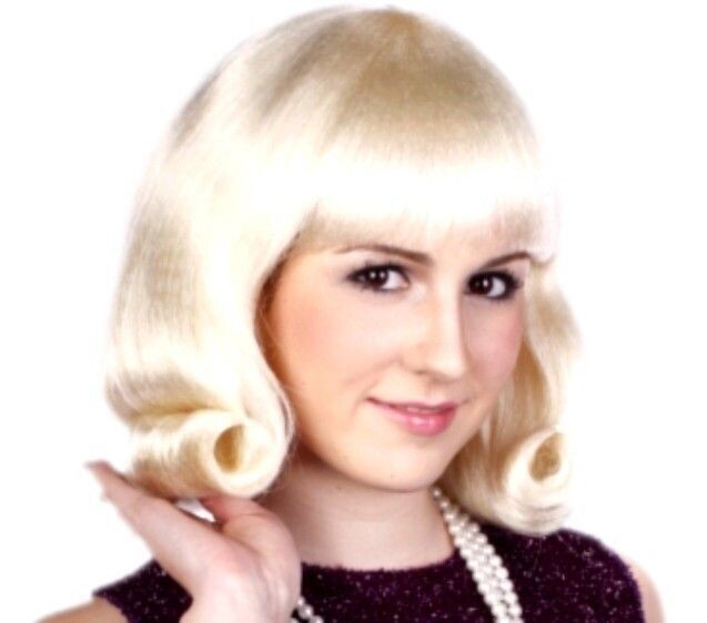 Wig-Blonde Flip-One Size