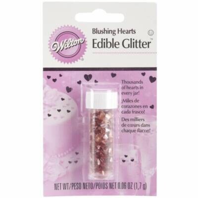 Edible Glitter-Blushing Hearts-1pkg-1.7g