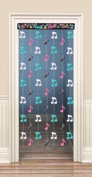 Doorway Curtain-50&#39;s Rock-1.98m