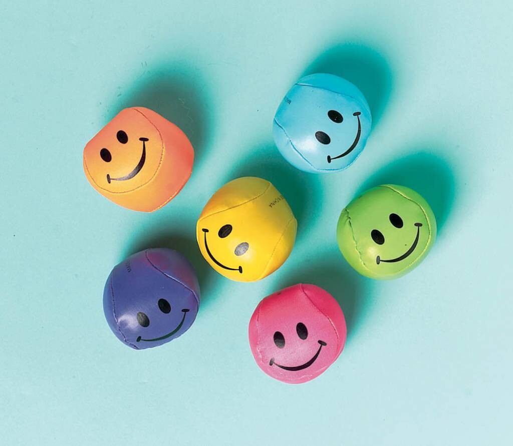 Favors-Smile Soft Ball Value Pack - 12PCS
