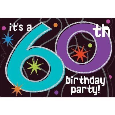 Invites-60th hbd
