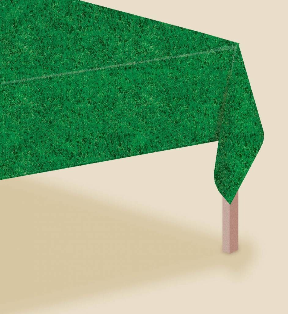 Table Cover - Football-Plastic-54&#39;&#39; x 102&#39;&#39;