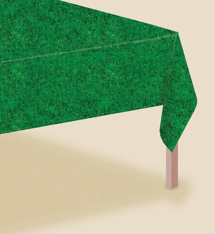 Table Cover - Football-Plastic-54&#39;&#39; x 102&#39;&#39;