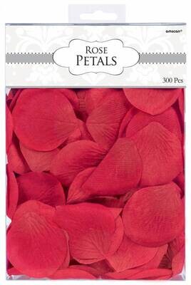 Fabric Confetti-Rose Petals-Red-300pk