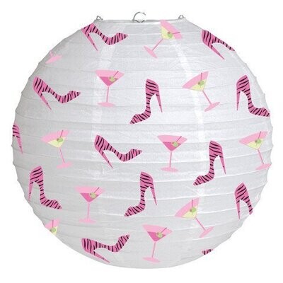 Lantern-Paper-Martini and High Heels-1pkg-12&quot;