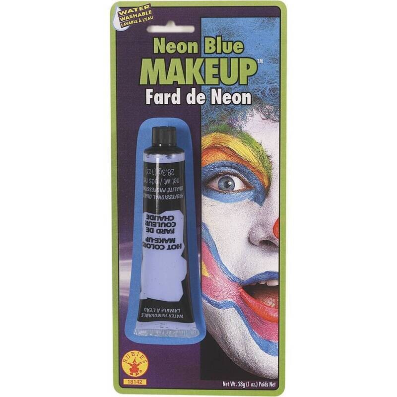 Costume Accessory-Neon Blue Makeup Tube-1pkg-1oz