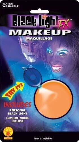 Costume Accessory-Orange Blacklight Makeup-1pkg-24g