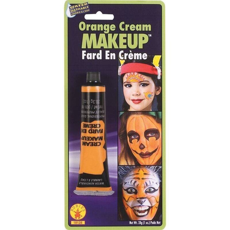 Costume Accessory-Orange Cream Makeup Tube-1pkg-1oz