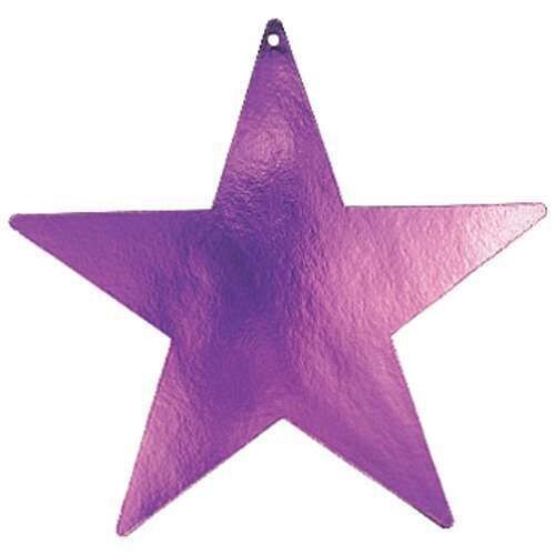 Cutouts-Star-Purple-9&#39;&#39;-Foil