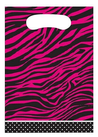 Loot Bags-Pink Zebra Boutique-8pkg