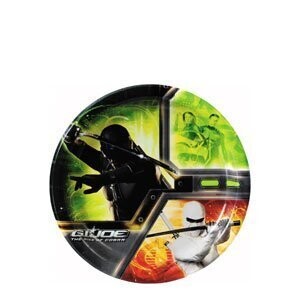 Plates-BEV-GI Joe &#39;Rise of Cobra&#39;-8pk-Paper