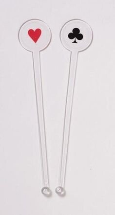 Plastic Stirrers-Casino-12pk