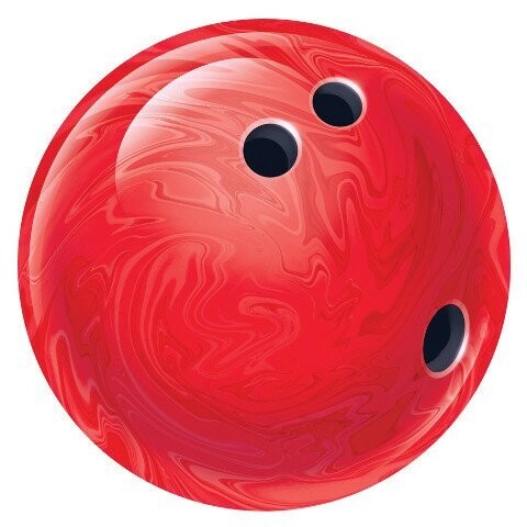 Cutout-Bowling Ball-1pkg-10&quot;