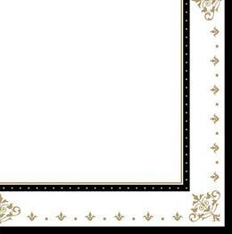 Luncheon Napkins- Stafford Gold 50th Anniversary- 16pk/3ply (Discontinued)