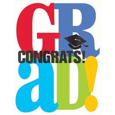 Invitation-Bravo Congrats Grad-50pk/5.75&#39;&#39; (Seasonal)
