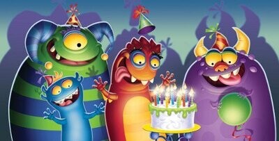 Table Cover-Monster Mania-Plastic-54&#39;&#39; x 108&#39;&#39; - Discontinued