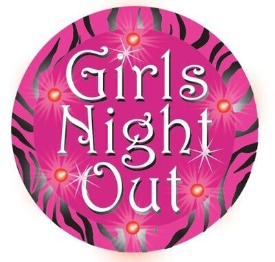 Flashing Button-Girls Night Out-1pkg