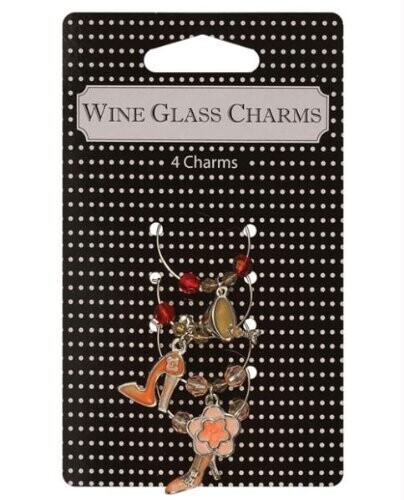 Wine Glass Charms-Assorted-4pkg