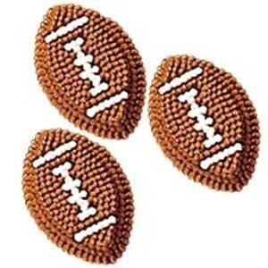 Icing Decorations-Footballs-9pcs-26g