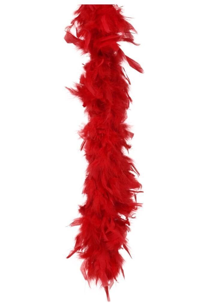 Costume Accessory-Red Fashion Boa-1pkg-6ft